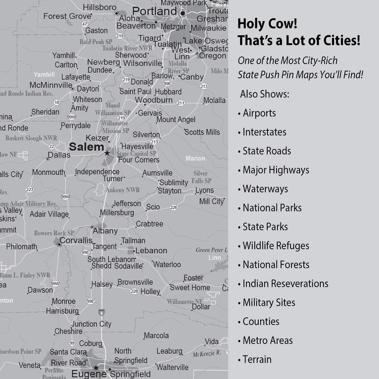 a map of the state of texas with names