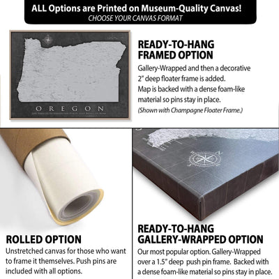 a poster with instructions on how to use a canvas
