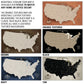 Executive Basketball Stadium Tour Push Pin Map