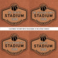 Executive Basketball Stadium Tour Push Pin Map