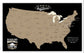 Baseball Stadium Tour Push Pin Map