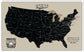 Baseball Stadium Tour Push Pin Map