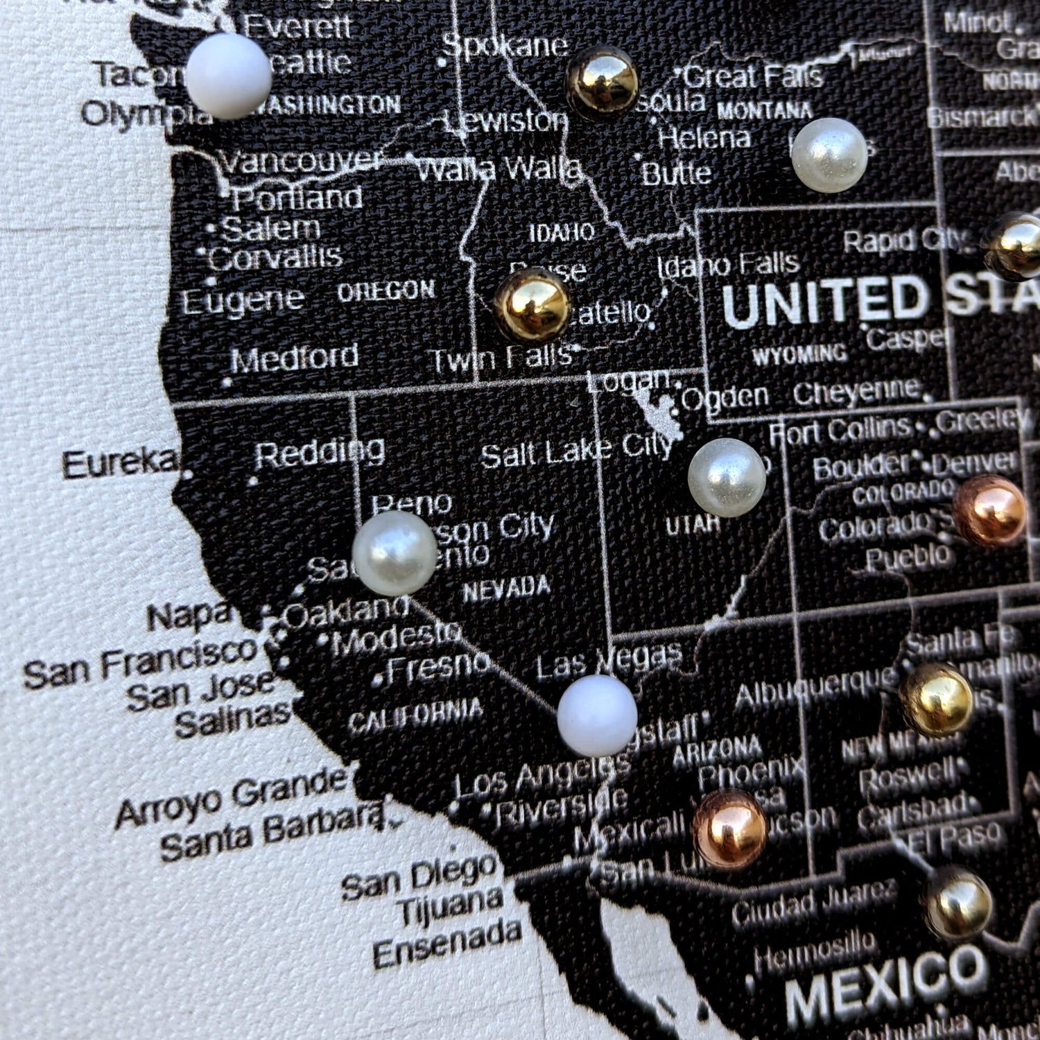 Extra Push Pins for Maps