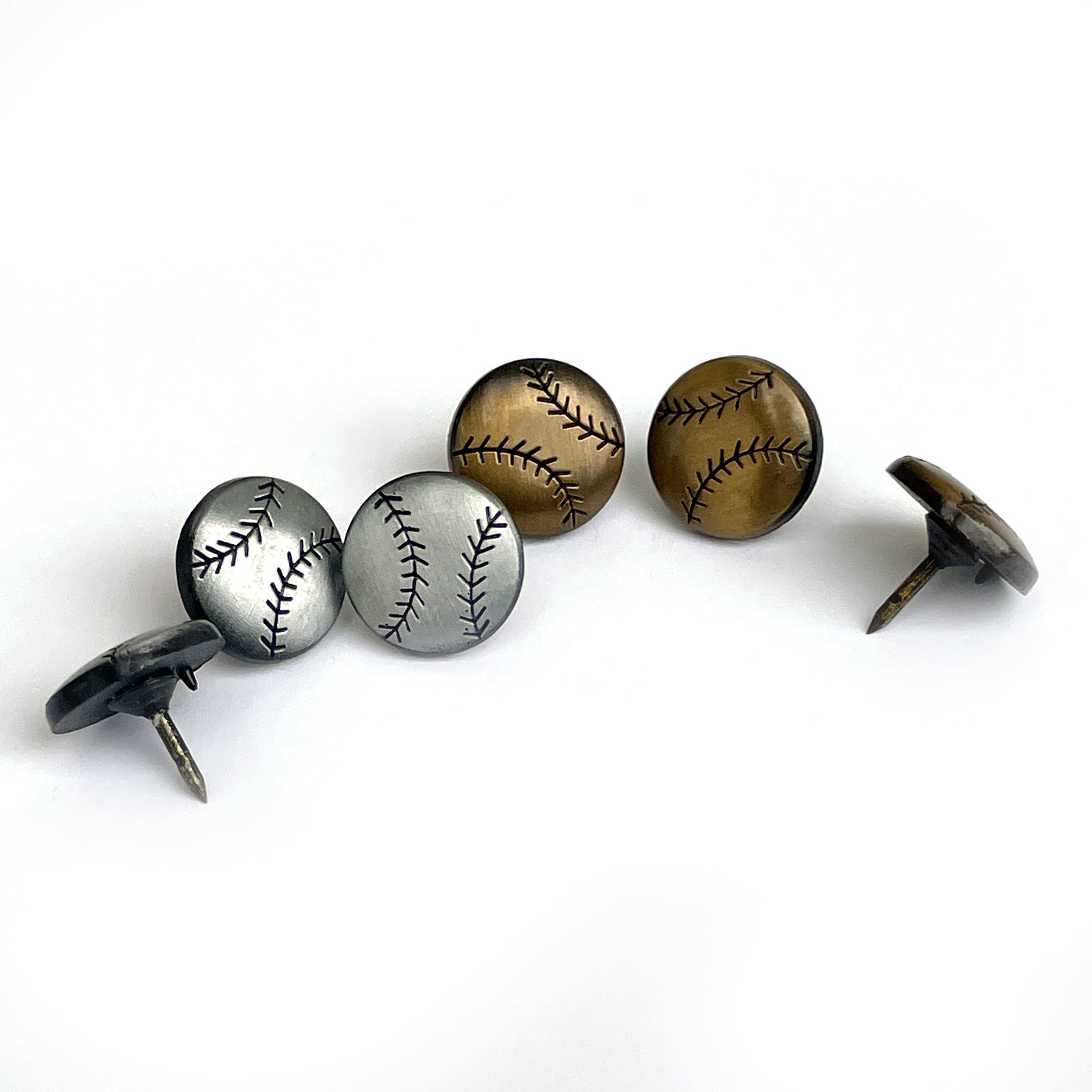 Metal Baseball Push Pins | Holy Cow Canvas