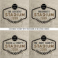 Executive Baseball Stadium Tour Push Pin Map