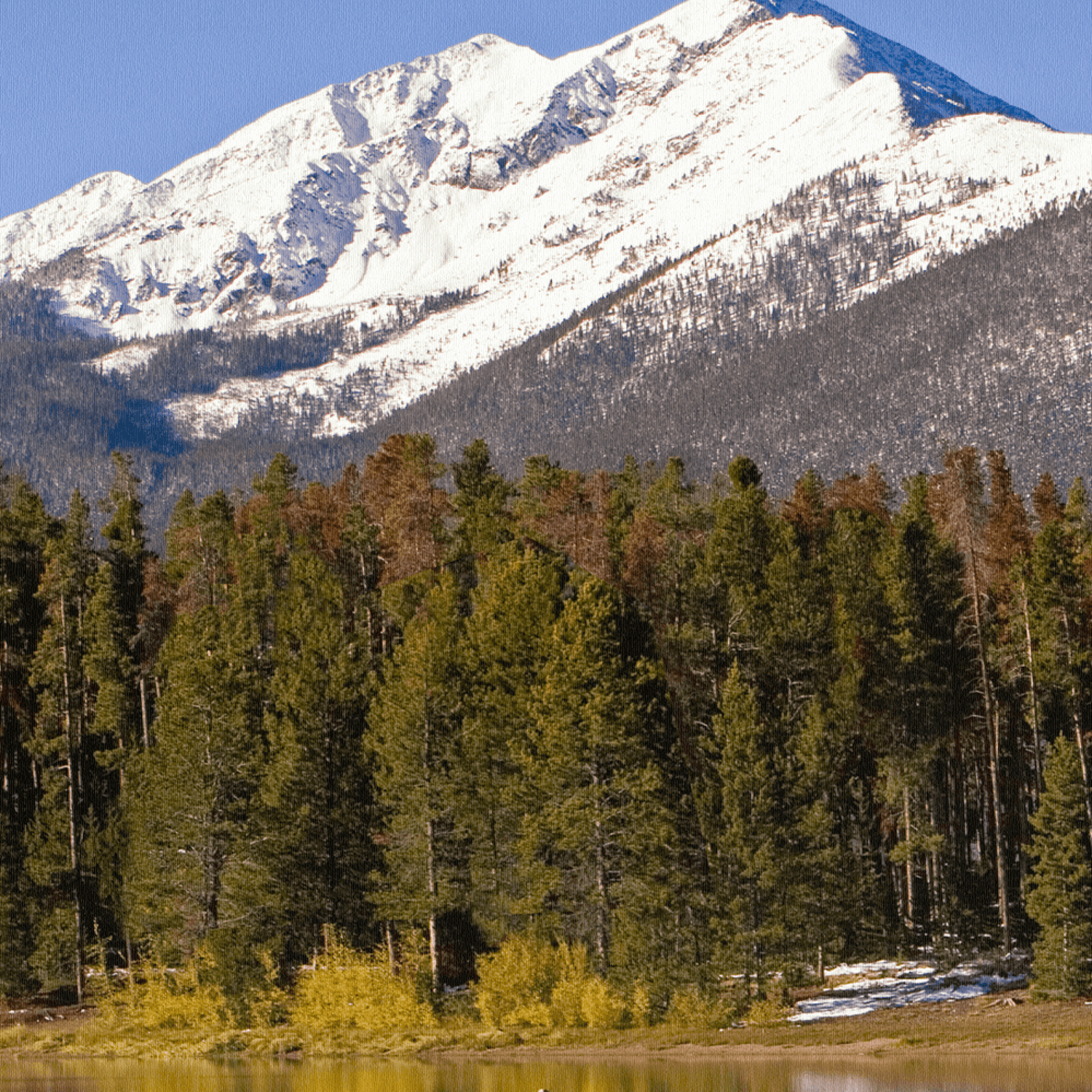 Colorado Lake Canvas Wall Art - Canvas Wall Art - HolyCowCanvas