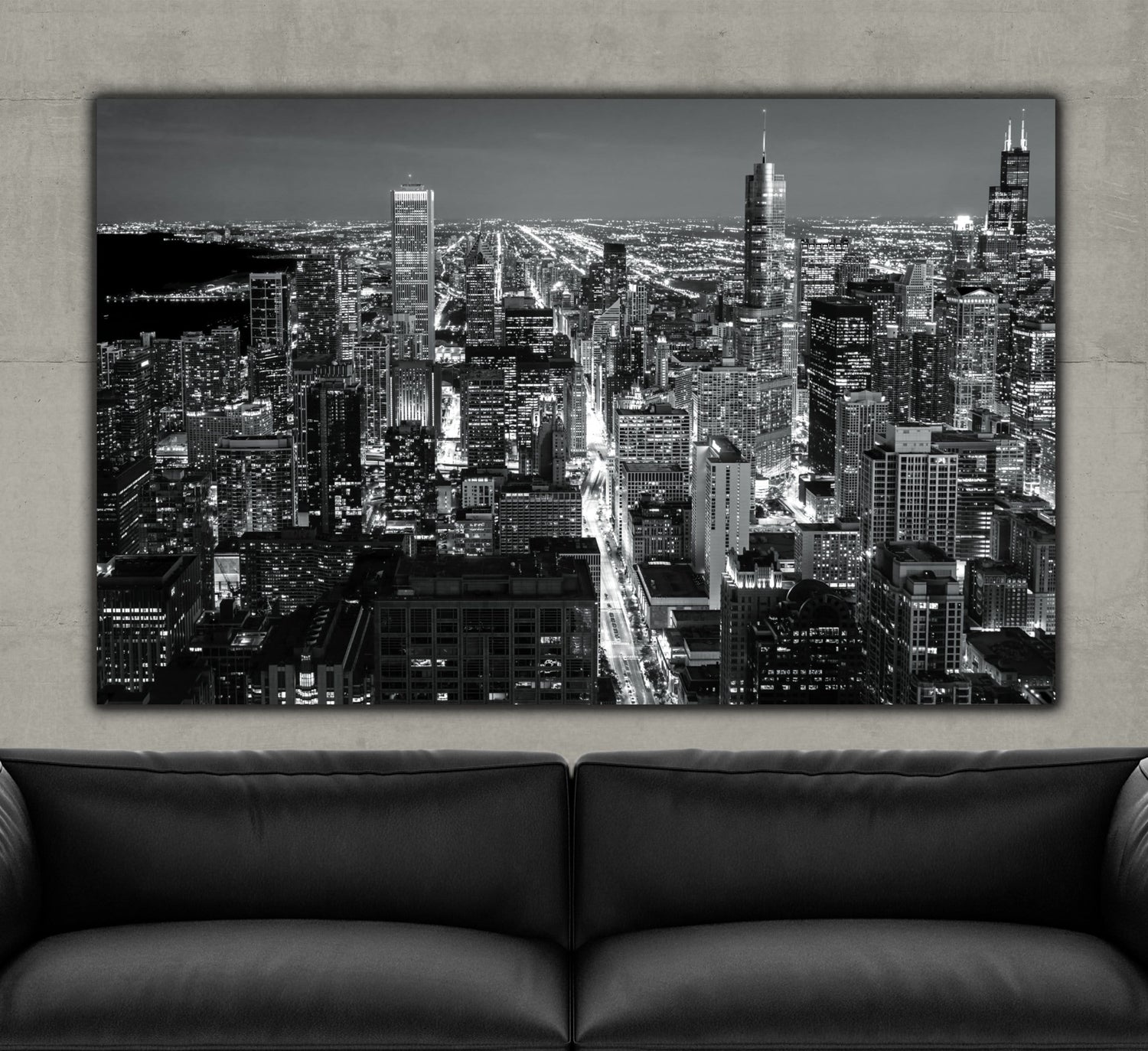 Chicago Skyline - Magnificent Mile - Canvas Wall Art - HolyCowCanvas