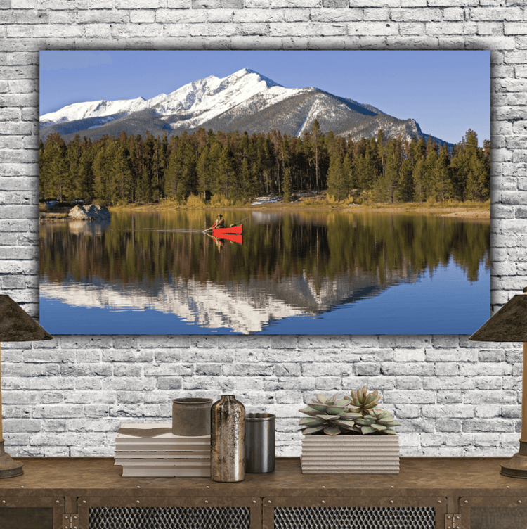 Colorado Lake Canvas Wall Art - Canvas Wall Art - HolyCowCanvas