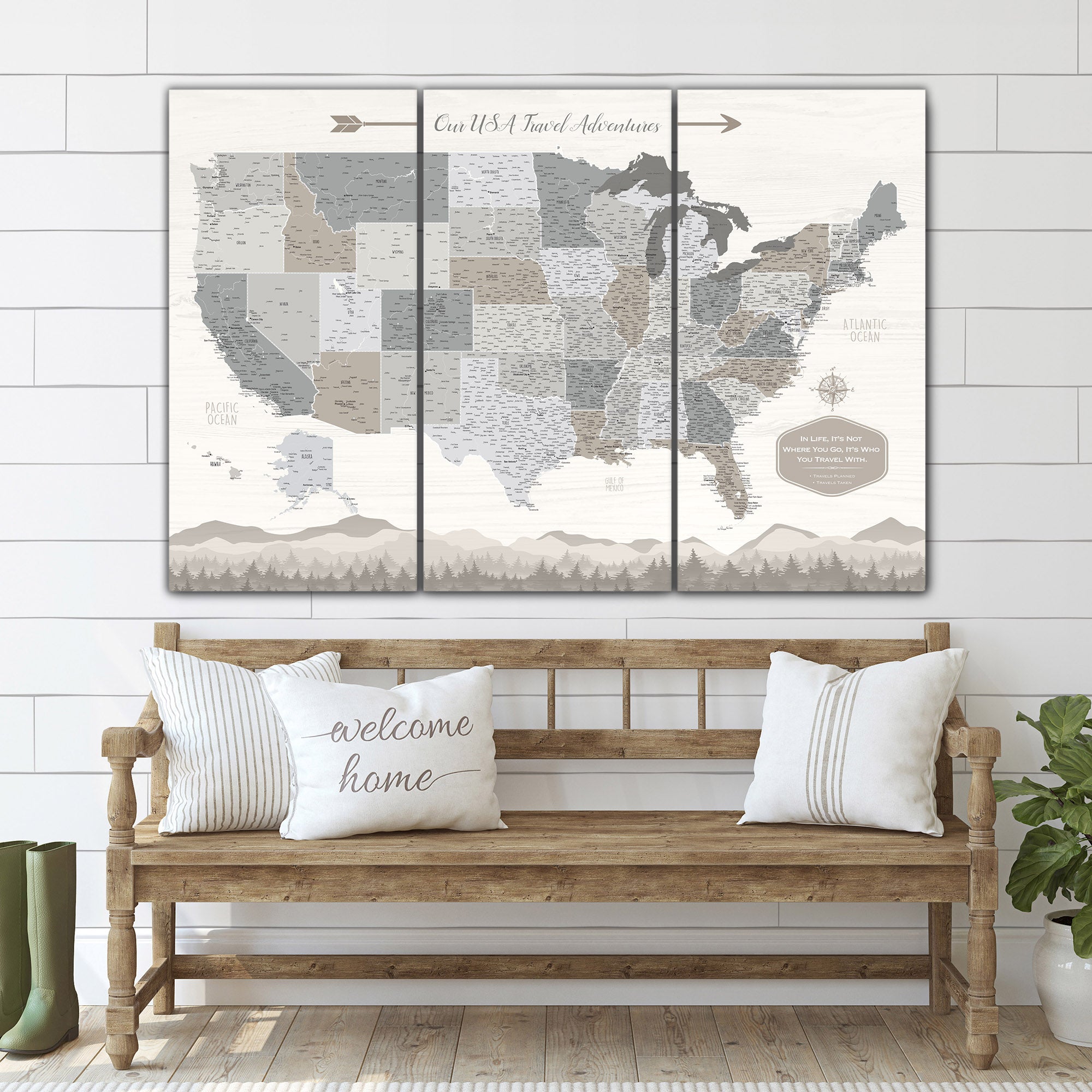 Personalized Push Pin Travel Maps | Holy Cow Canvas – Page 3