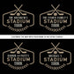 Hockey Stadium Tour Push Pin Map