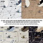 Hockey Stadium Tour Push Pin Map
