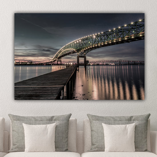 Jacksonville Hart Bridge on Canvas