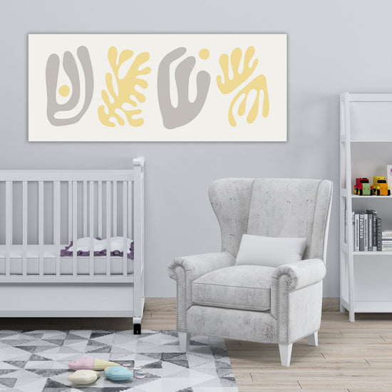 Boho Minimalist Shapes on Canvas