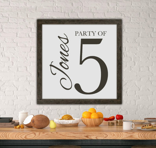 Family Party of - Kitchen Wall Art