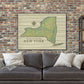 New York Push Pin Terrain Map