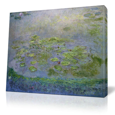 Monet Water Lilies Canvas Wall Art - Canvas Wall Art - HolyCowCanvas