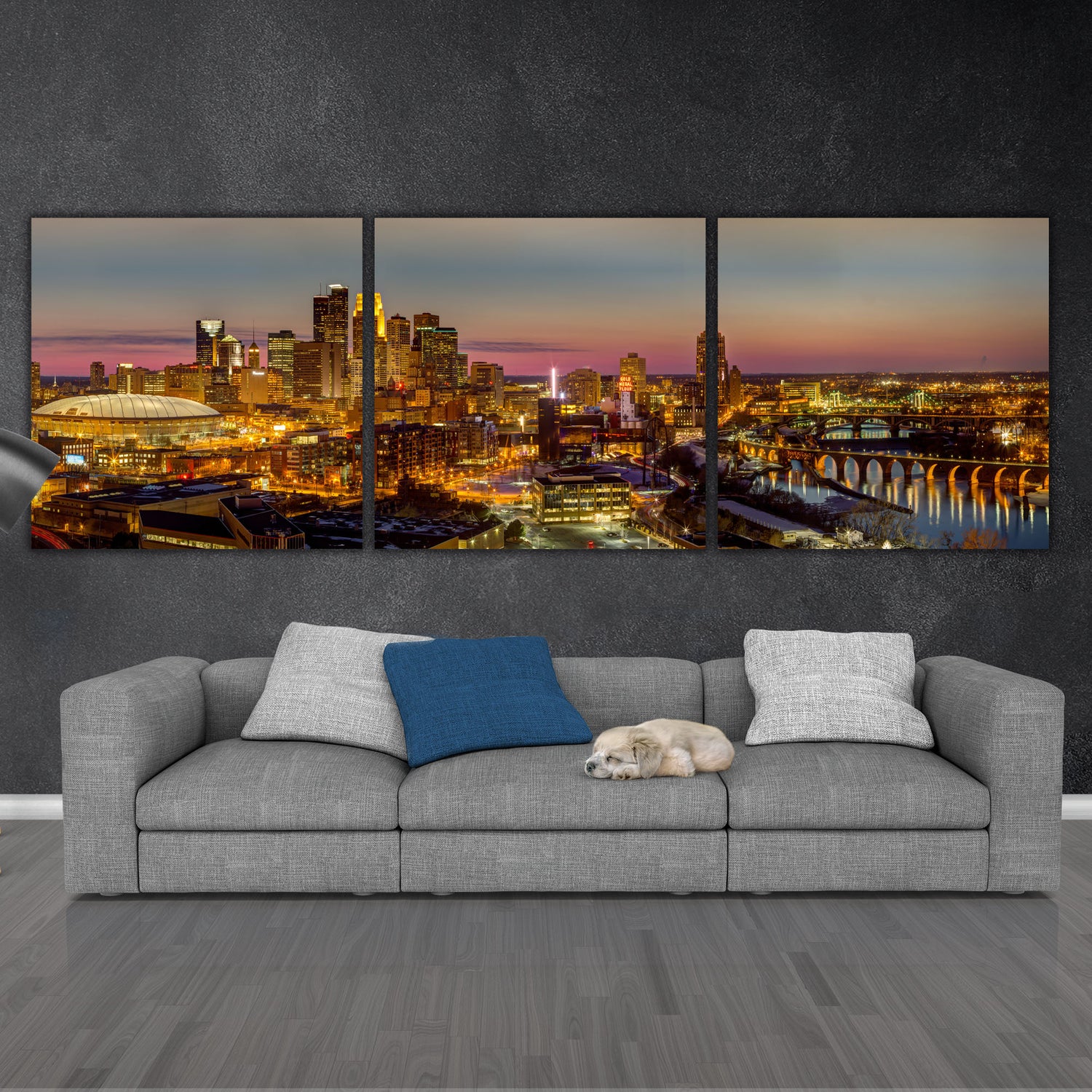 Minneapolis Skyline Wall Art | Holy Cow Canvas