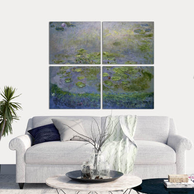 Monet Water Lilies Canvas Wall Art - Canvas Wall Art - HolyCowCanvas
