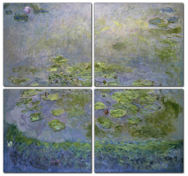Monet Water Lilies Canvas Wall Art - Canvas Wall Art - HolyCowCanvas