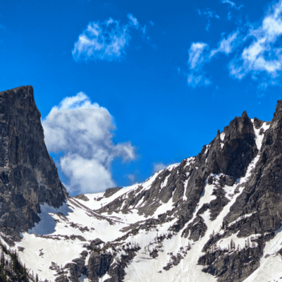 Dream Lake Rocky Mountain Canvas Wall Art - Canvas Wall Art - HolyCowCanvas