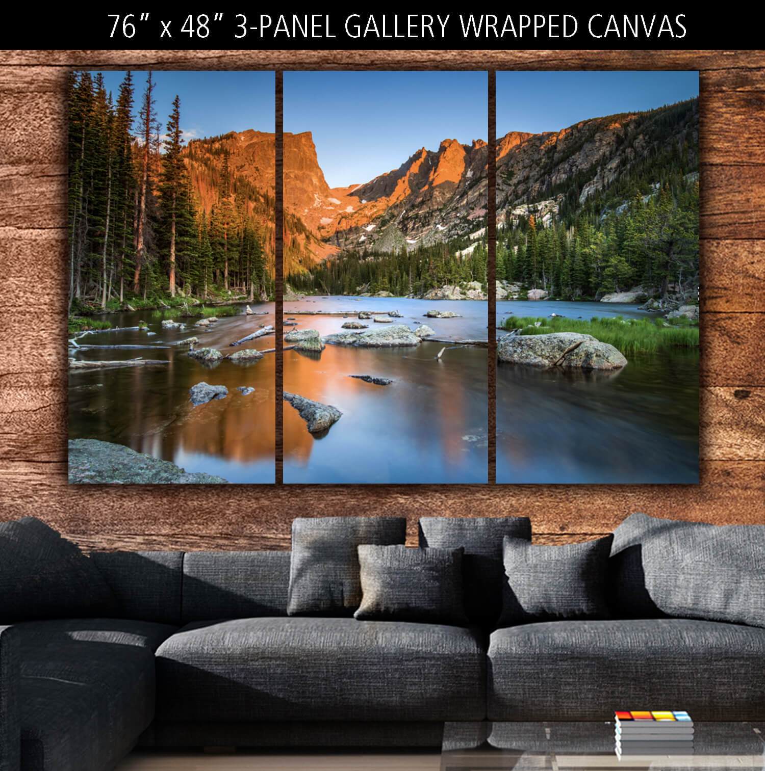 Rocky Mountain National Park Canvas Art - Canvas Wall Art - HolyCowCanvas