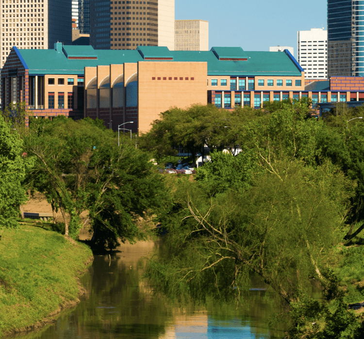 Houston Skyline Canvas Wall Art - Canvas Wall Art - HolyCowCanvas