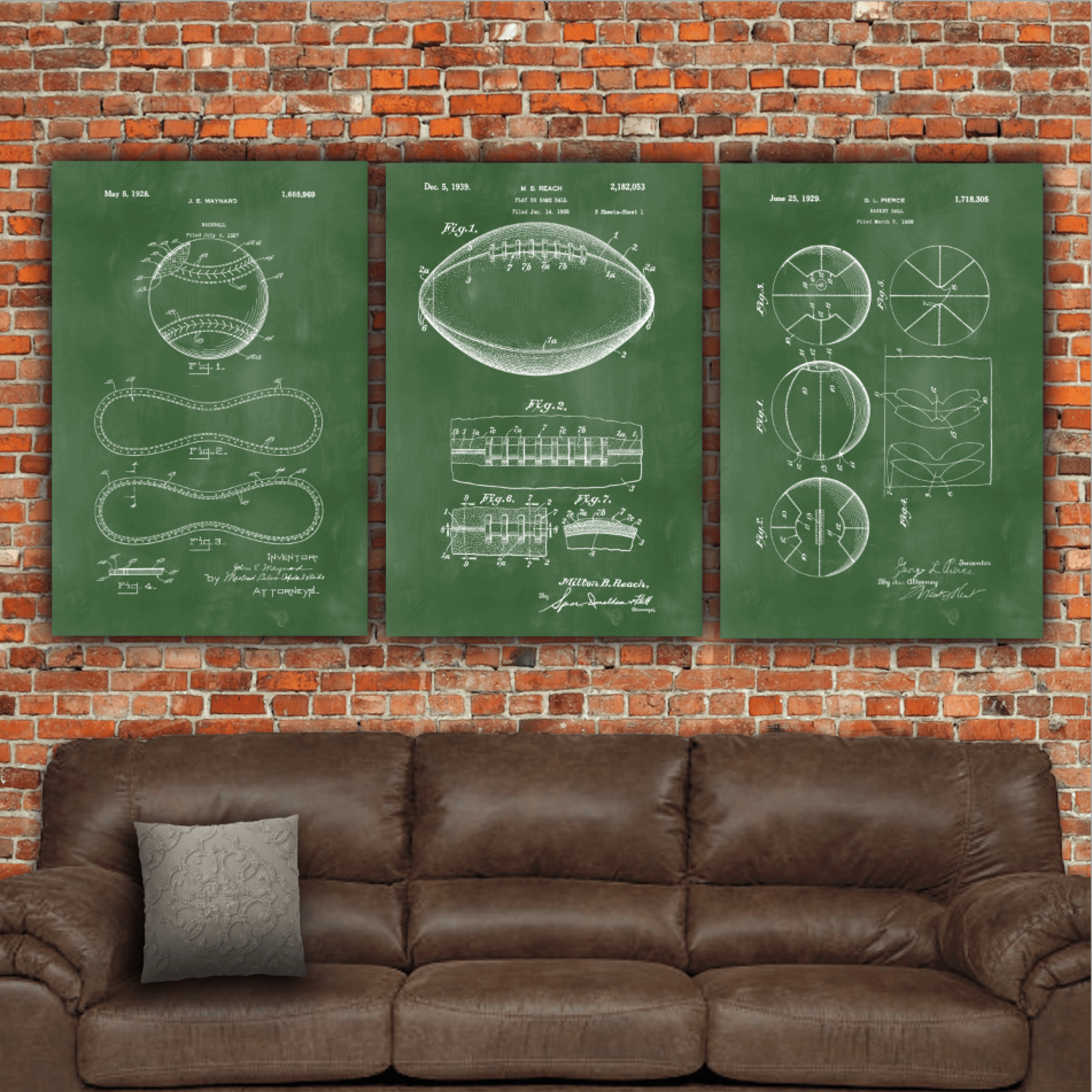 Basketball Patent Print Art on Canvas - Canvas Wall Art - HolyCowCanvas