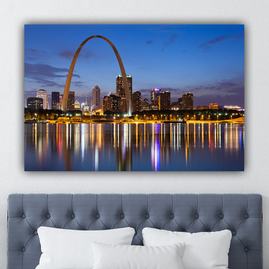 St. Louis Skyline on Canvas