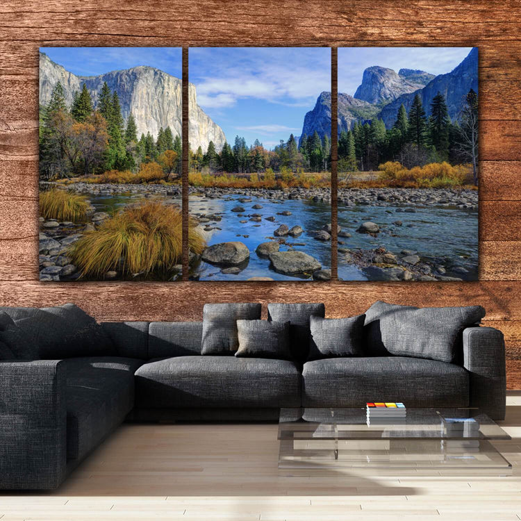 Yosemite Gates of the Valley Wall Art - Canvas Wall Art - HolyCowCanvas