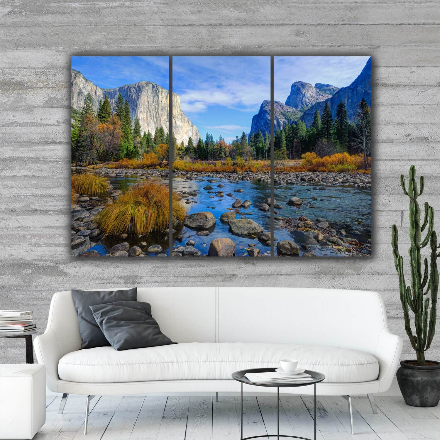 Yosemite Gates of the Valley Wall Art - Canvas Wall Art - HolyCowCanvas
