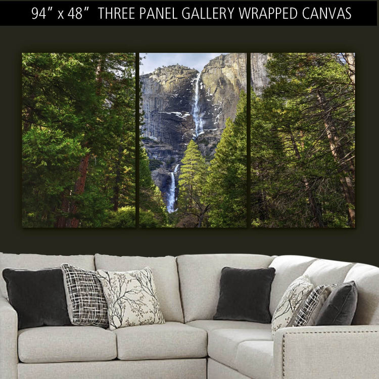 Yosemite Falls Canvas Wall Art - Canvas Wall Art - HolyCowCanvas