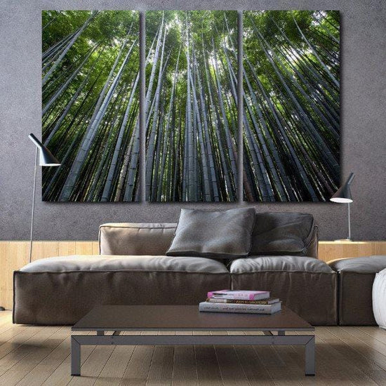 Bamboo Trees Wall Art on Canvas - Canvas Wall Art - HolyCowCanvas