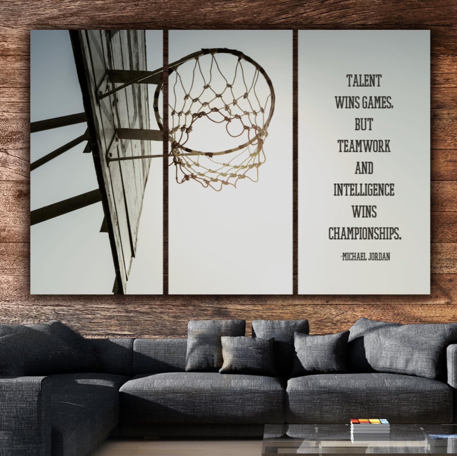 Basketball Hoops Canvas Wall Art - Canvas Wall Art - HolyCowCanvas