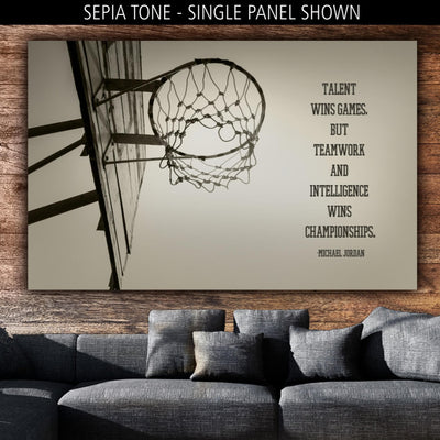 Basketball Hoops Canvas Wall Art - Canvas Wall Art - HolyCowCanvas