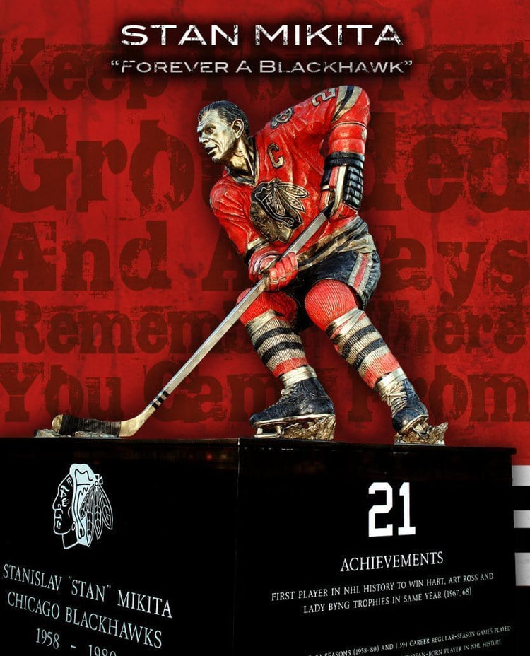 Chicago Blackhawks Canvas Wall Art Set of 3 - Canvas Wall Art - HolyCowCanvas