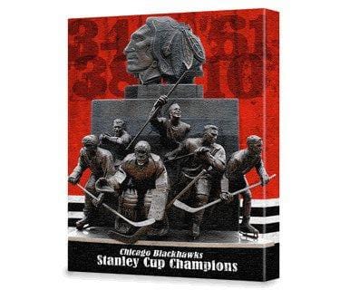 Chicago Blackhawks Stanley Cup Champs - Canvas Wall Art - HolyCowCanvas