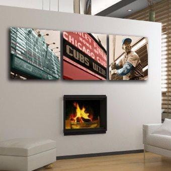 Chicago Cubs Canvas Art - Set of 3 - Canvas Wall Art - HolyCowCanvas