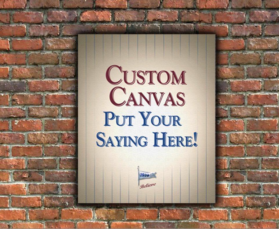 Chicago Cubs Fan Signs - Canvas Wall Art - Canvas Wall Art - HolyCowCanvas