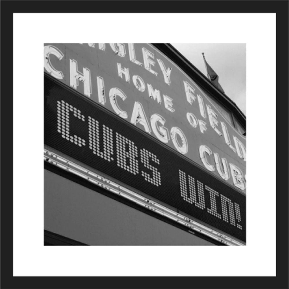 Wrigley Field Framed Art - Chicago Cubs - Canvas Wall Art - HolyCowCanvas