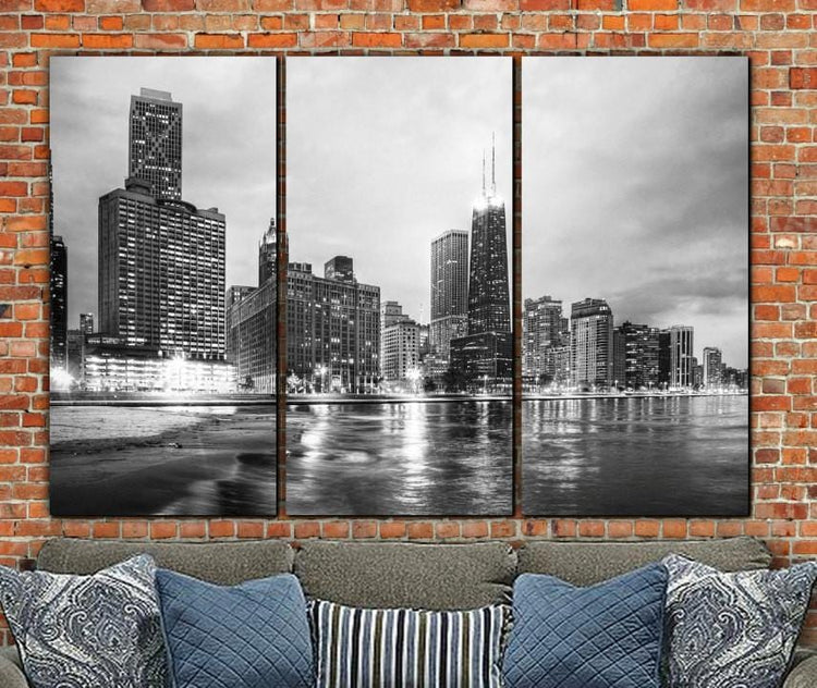 Chicago Lakefront Canvas Wall Art - Canvas Wall Art - HolyCowCanvas