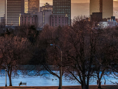 Denver Skyline Canvas Wall Art - Canvas Wall Art - HolyCowCanvas