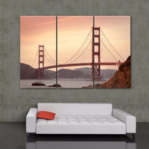 Golden Gate Bridge Wall Art - Canvas Wall Art - HolyCowCanvas