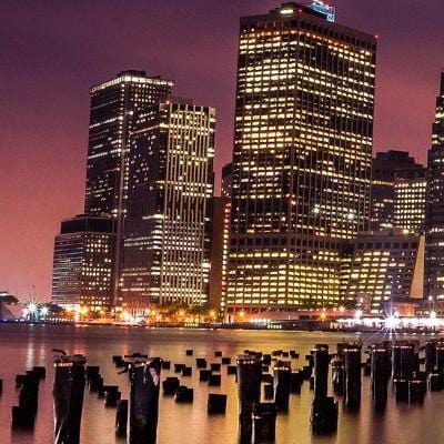 NYC Sunset Canvas Wall Art - Canvas Wall Art - HolyCowCanvas