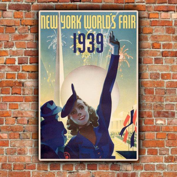 1939 New York World's Fair Posters | Holy Cow Canvas