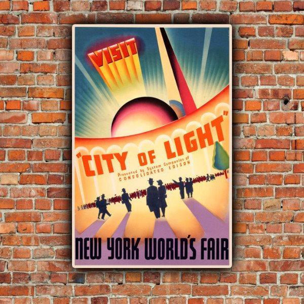 1939 New York World's Fair Posters | Holy Cow Canvas