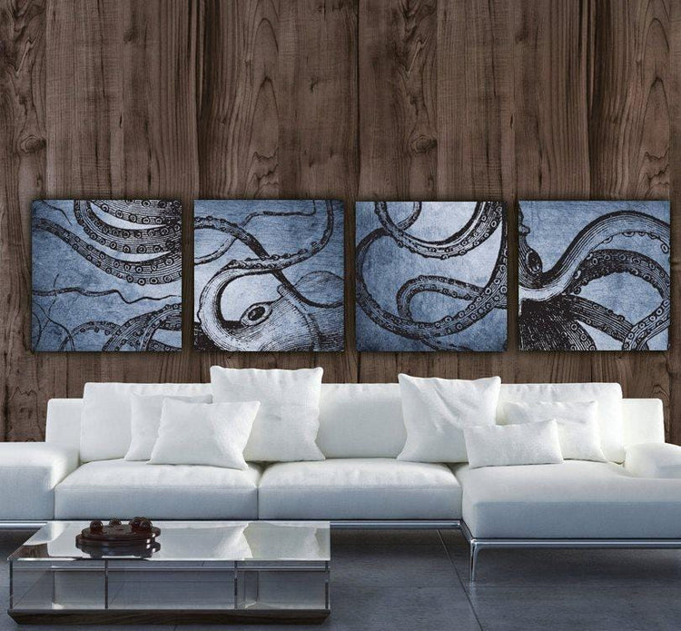 Octopus Wall Art on Canvas - Canvas Wall Art - HolyCowCanvas