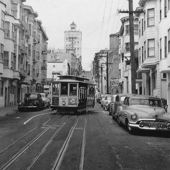 San Francisco Cable Car Canvas Wall Art - Canvas Wall Art - HolyCowCanvas