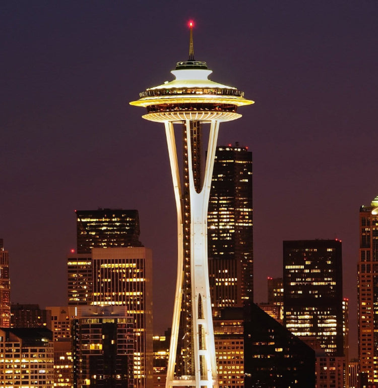 Seattle Skyline Canvas Wall Art - Canvas Wall Art - HolyCowCanvas