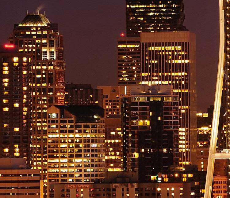 Seattle Skyline Canvas Wall Art - Canvas Wall Art - HolyCowCanvas