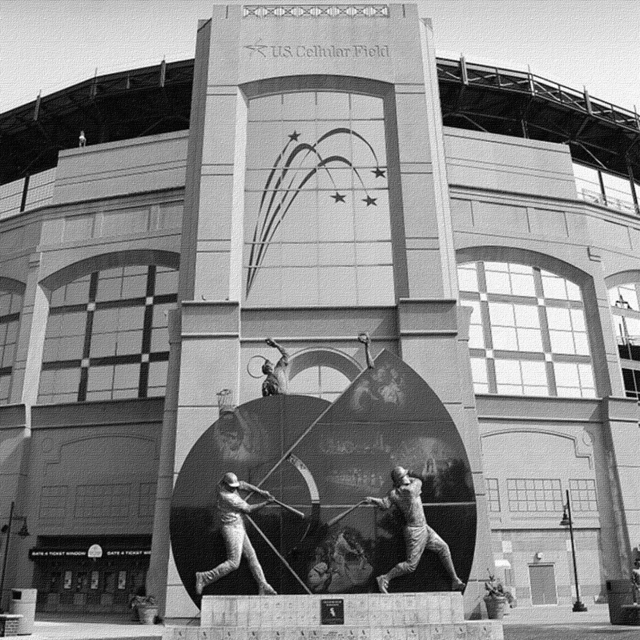 White Sox Championship Plaza on Canvas - Canvas Wall Art - HolyCowCanvas